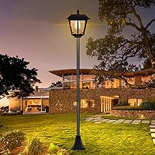 Solar Lamp Post Lights