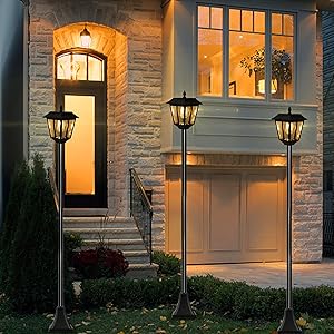 Solar Lamp Post Lights